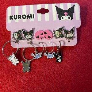 143 - set of 5 Kuromi earrings